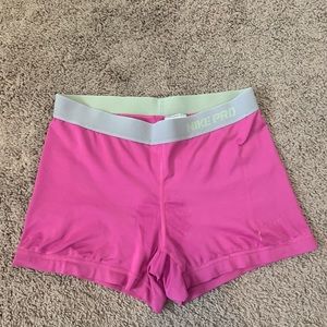 Nike pro spandex shorts size M